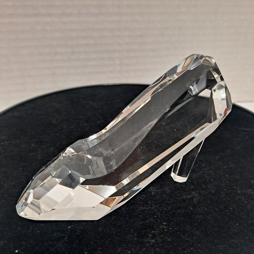 Crystal Cinderella Slipper High Heel Shoe 3"